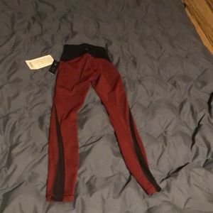 Lululemon Train times pant, redwood color.